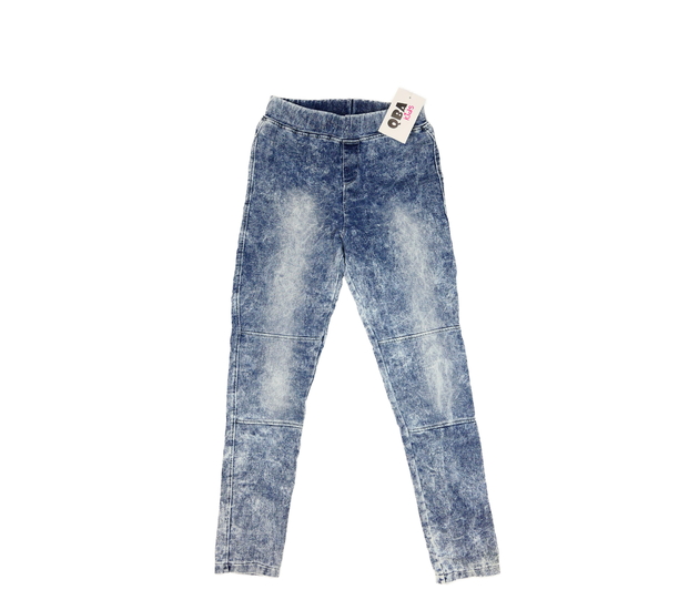 Nové modré melírované džegíny 
