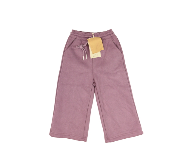 Nové fialové zvonové teplé tepláky 