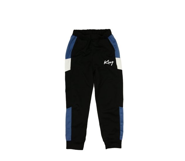 Černé tepláky s barevnými detaily