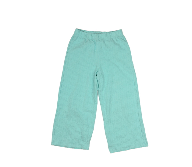 Modré široké zvonové volné kalhoty River Island 