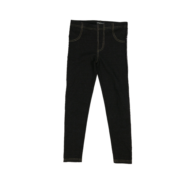 Šedé legíny s lesklým pruhem Primark 