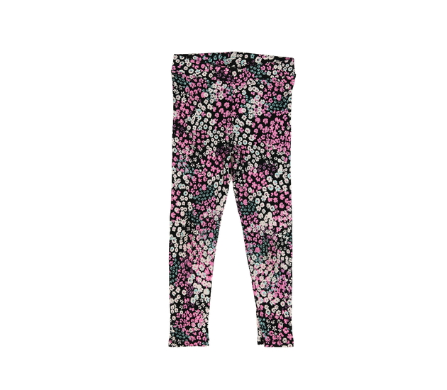 Květinové žebrované legíny George