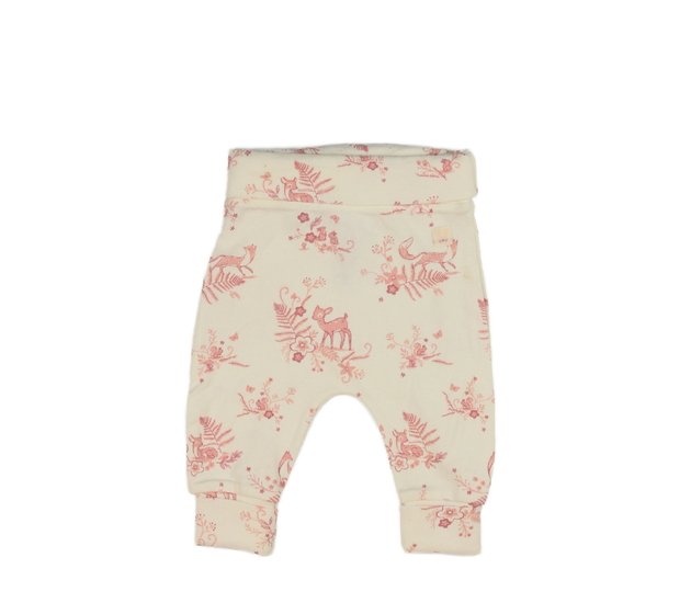 Světlé legíny s růžovými motivy lesa F&F