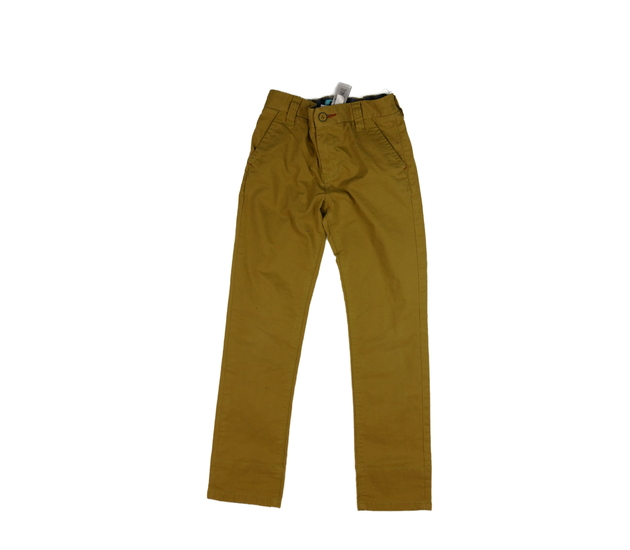 Hnědé plátěné kalhoty Next