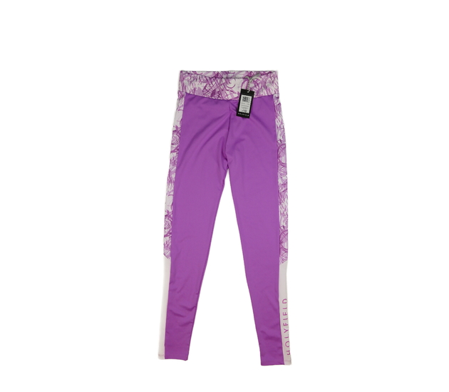 Nové fialovo-bílé sportovní legíny vel. 14-16 let 