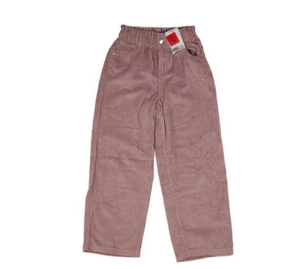 Nové růžové široké manšestrové kalhoty George