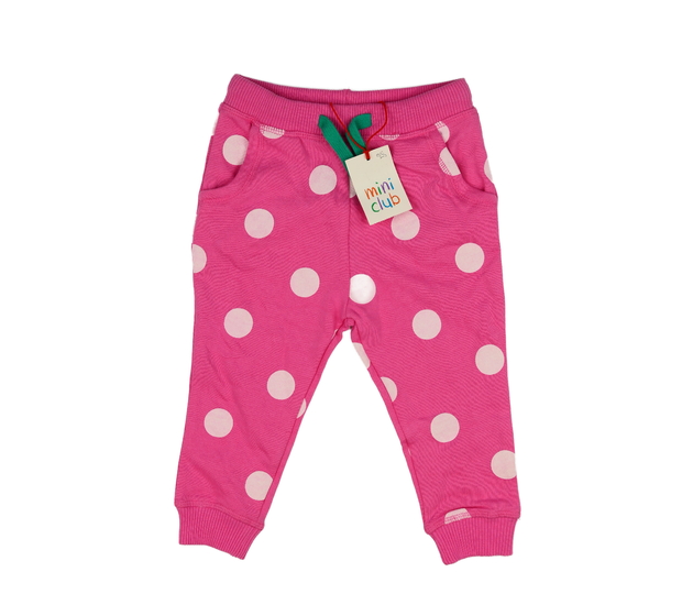 Nové růžové tepláky s kolečky 