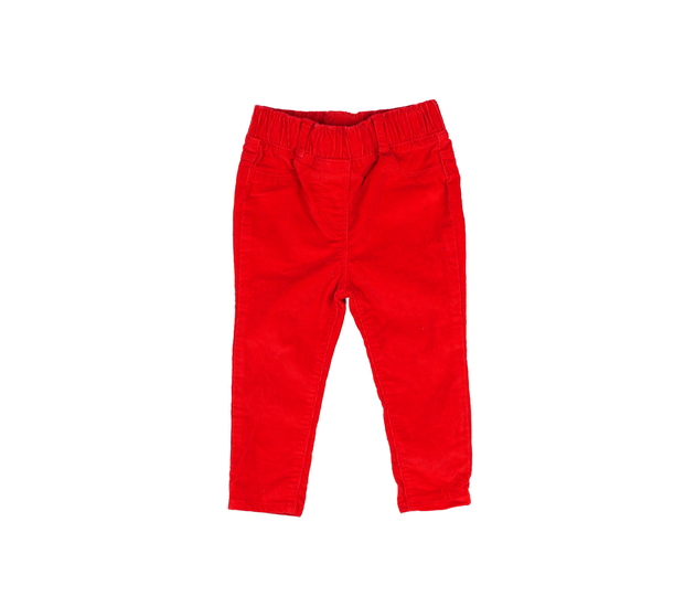 Červené manšestrové džegíny M&Co