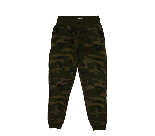 Zelené maskáčové tepláky Primark 