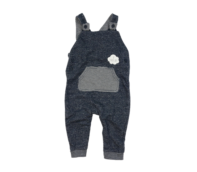 Nová tmavě modré melírované lacláče George