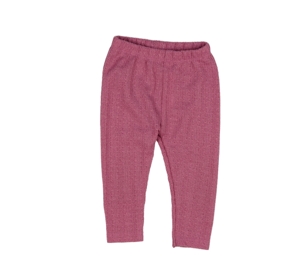 Růžové vzorované legíny 