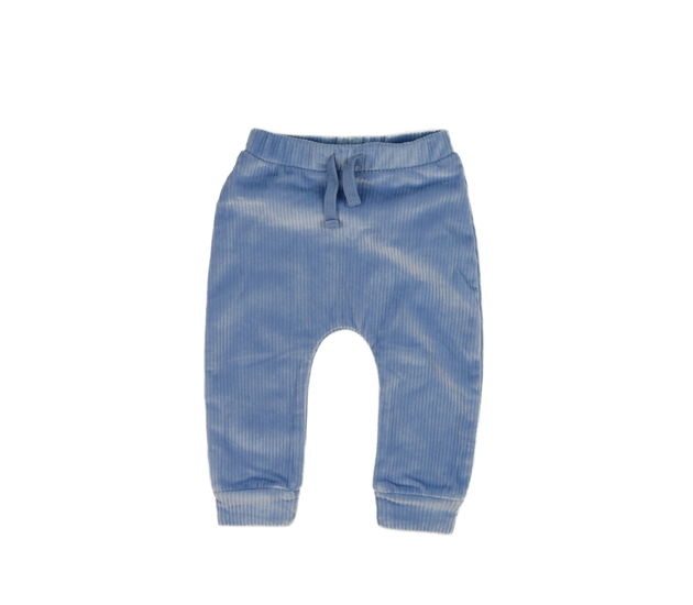 Modré hebké teplé tepláčky Nutmeg