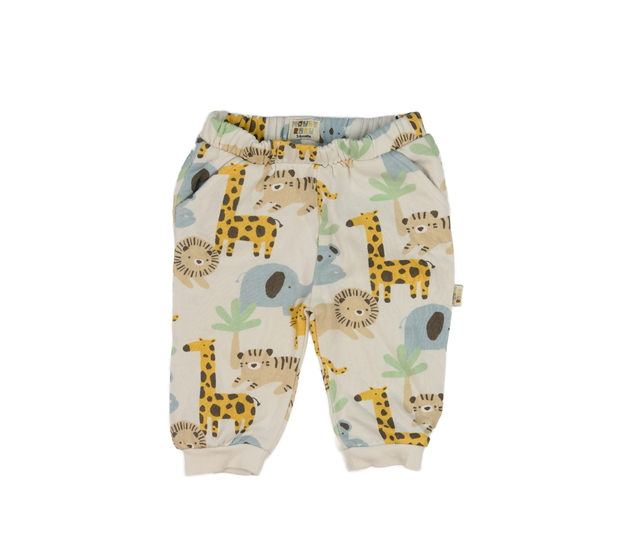 Bílé tepláky se zvířátky 