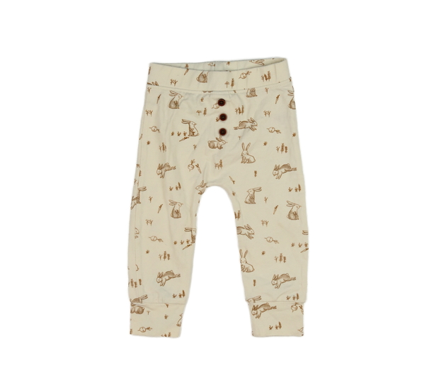 Hnědé legíny se zajíčky George