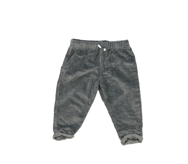 Šedé manšestrové kalhoty F&F