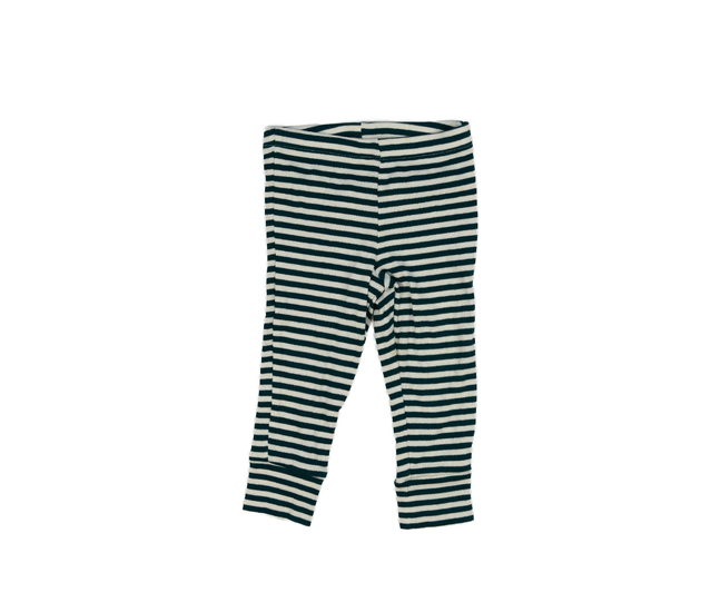 Pruhované zeleno-bílé legíny Primark