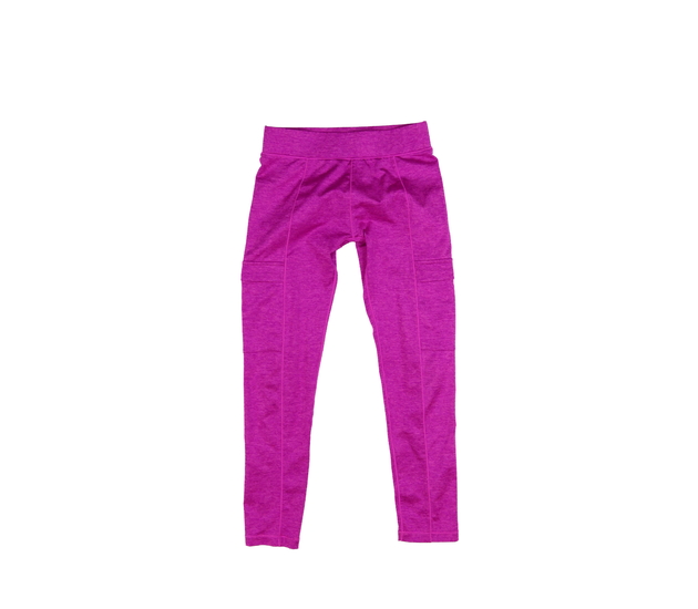 Růžové melírované legíny Mountain Warehouse