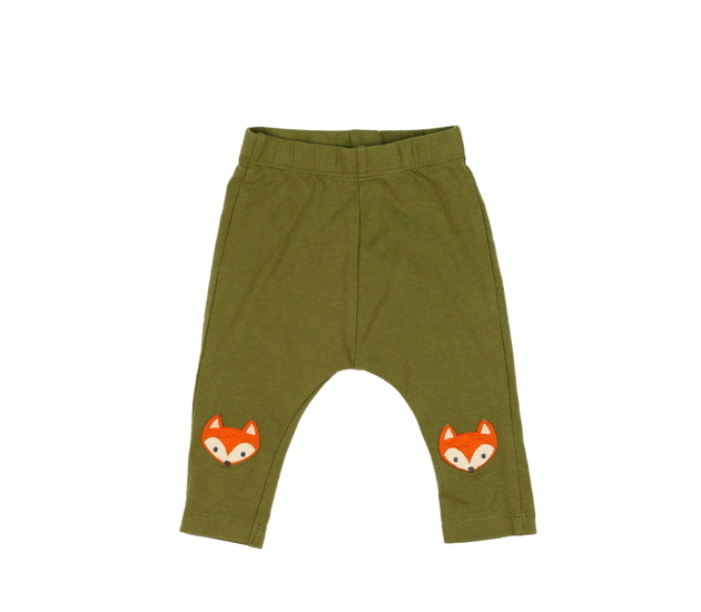 Zelené legíny s liškou Nutmeg