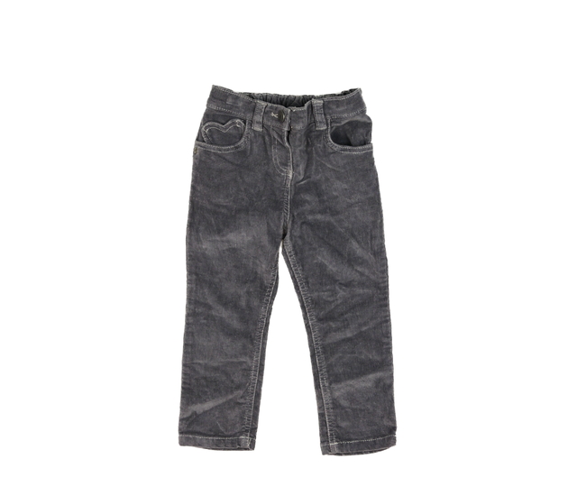 Šedé manšestrové kalhoty M&Co