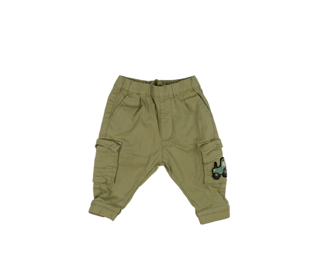 Zelené kalhoty s traktorem Next