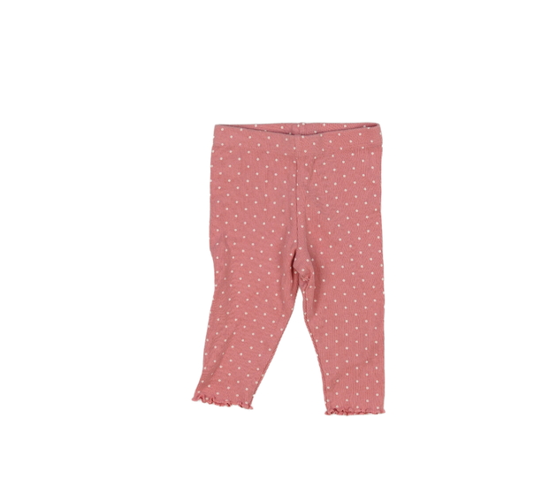 Růžové legíny s puntíky Primark 