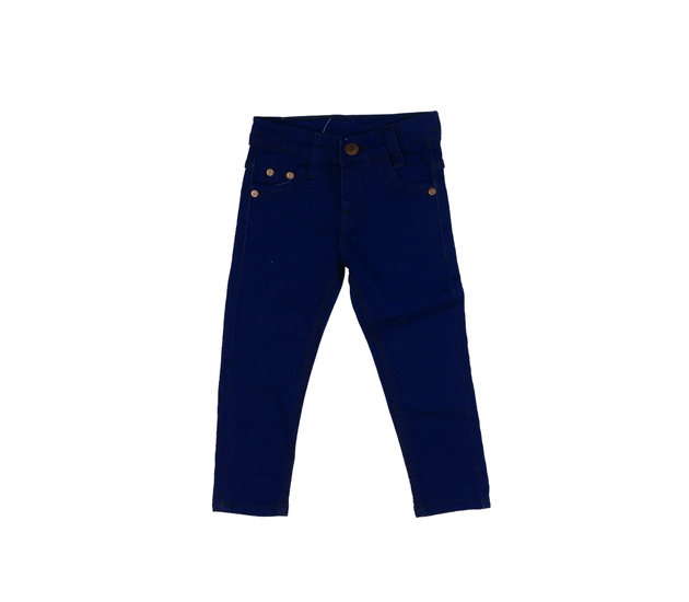 Tmavě modré elastické rifle 