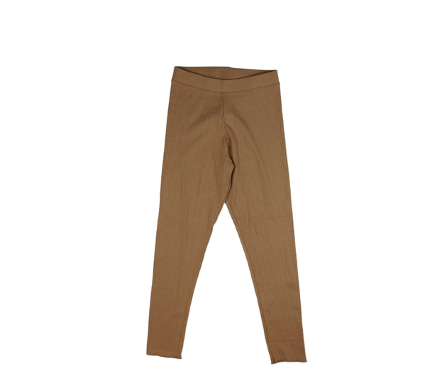 Hnědé žebrované legíny Primark 