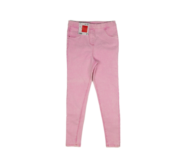Nové růžové melírované džegíny George
