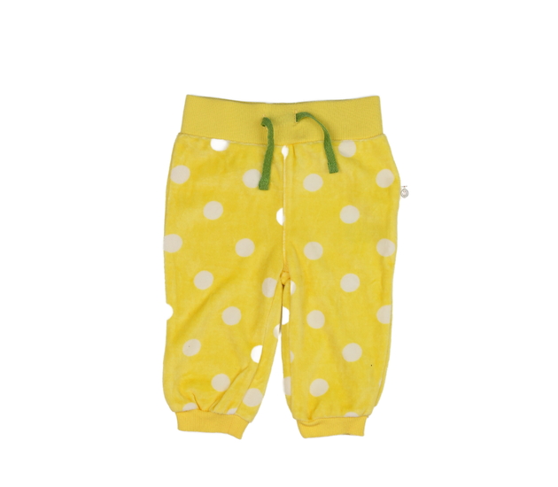 Žluté tepláčky s kolečky