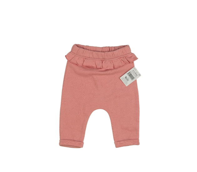 Nové růžové tepláky s volánky 