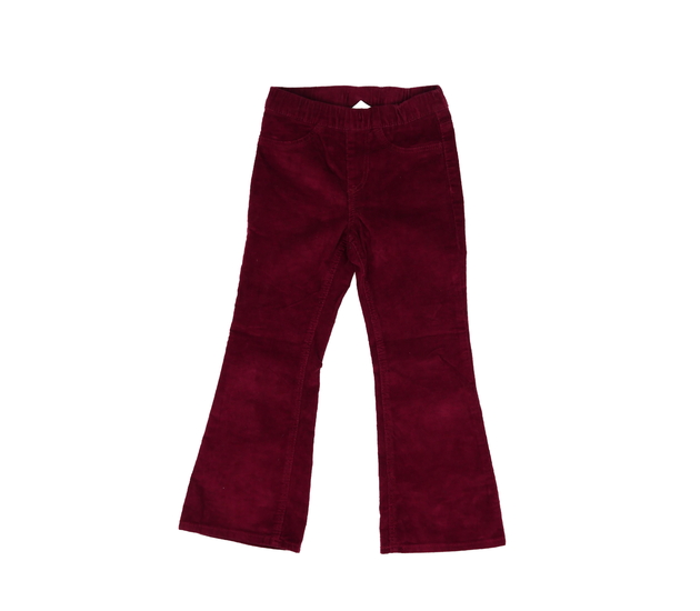 Červené zvonové manšestrové džegíny H&M