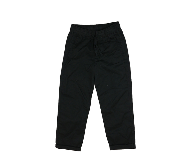 Černé plátěné kalhoty H&M