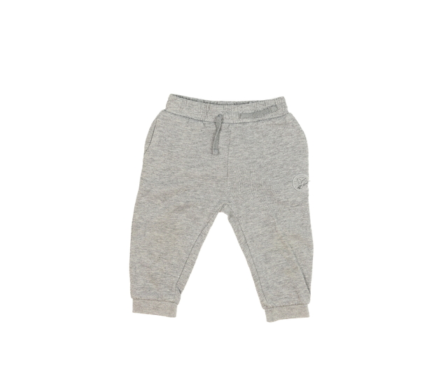 Šedé melírované tepláky 