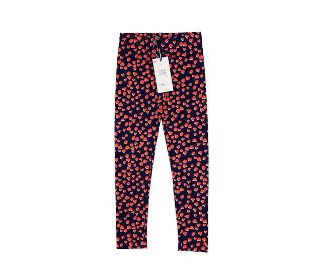 Nové tmavě modré legíny se srdci Joules 