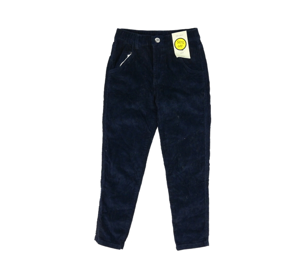 Nové modré manšestrové kalhoty Tu 