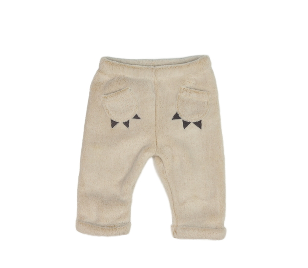 Hnědé chlupaté tepláčky F&F