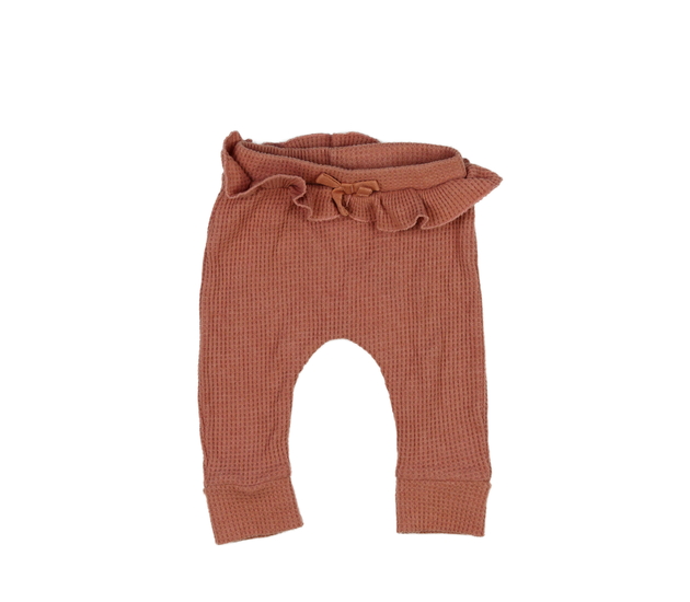 Růžové legíny s volánky George