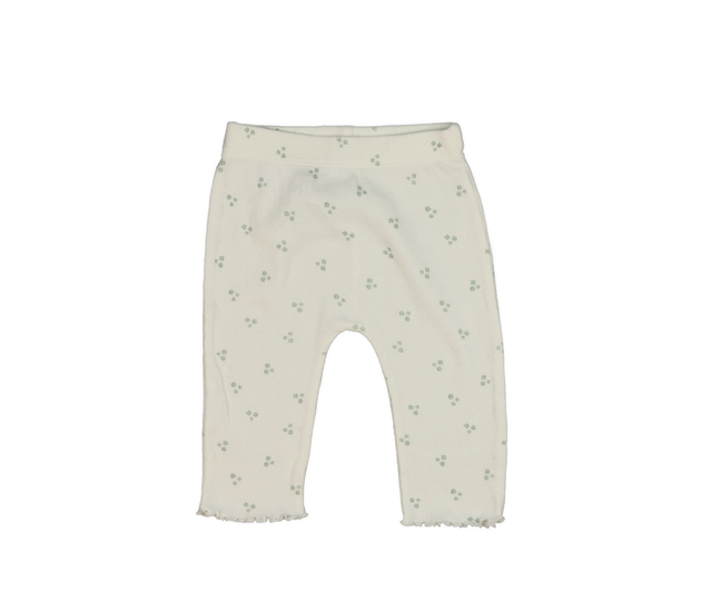 Bílé legíny s květinami George