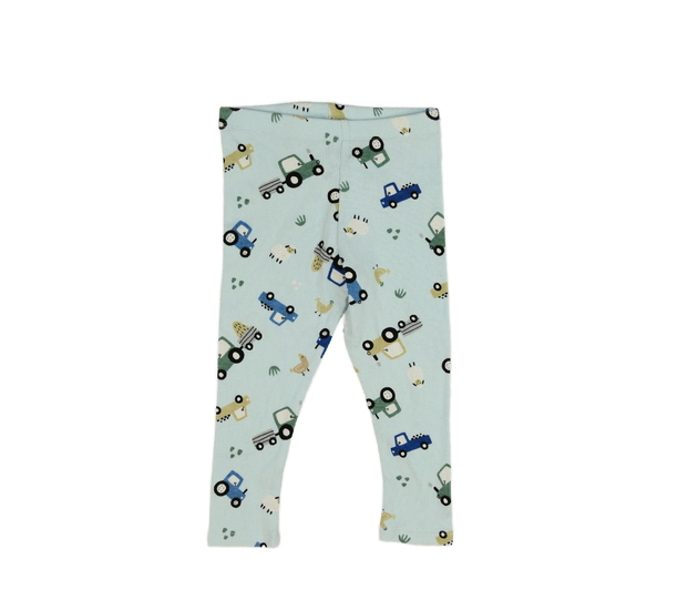 Modré legíny s traktorem 