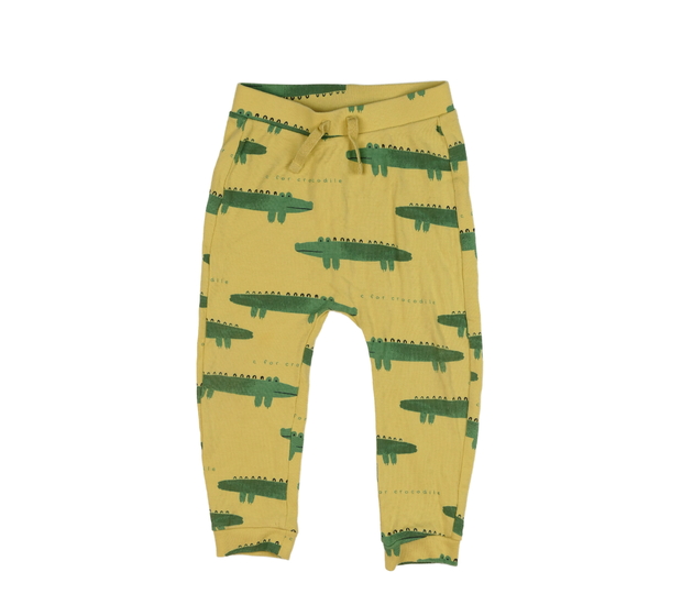 Žluté tepláčky s krokodýlem George