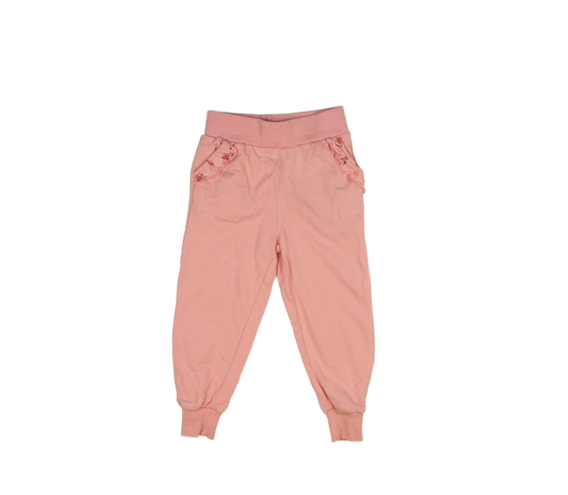 Oranžové tepláky s volánky 