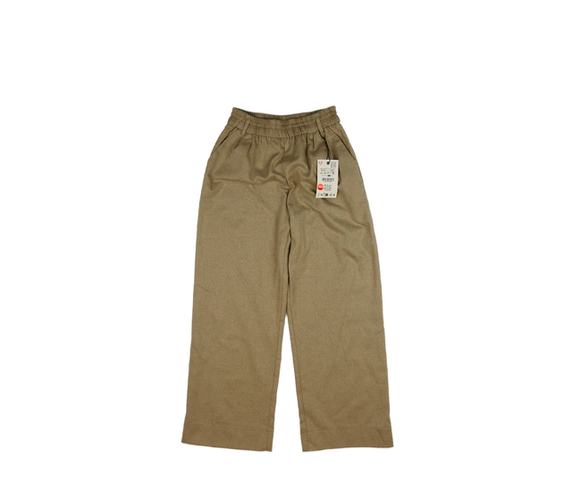 Nové hnědé široké kalhoty Zara