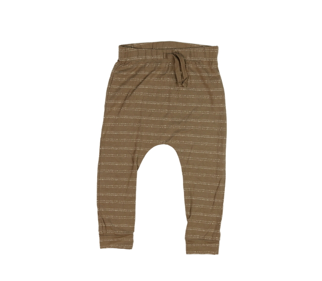 Hnědé vzorované legíny George