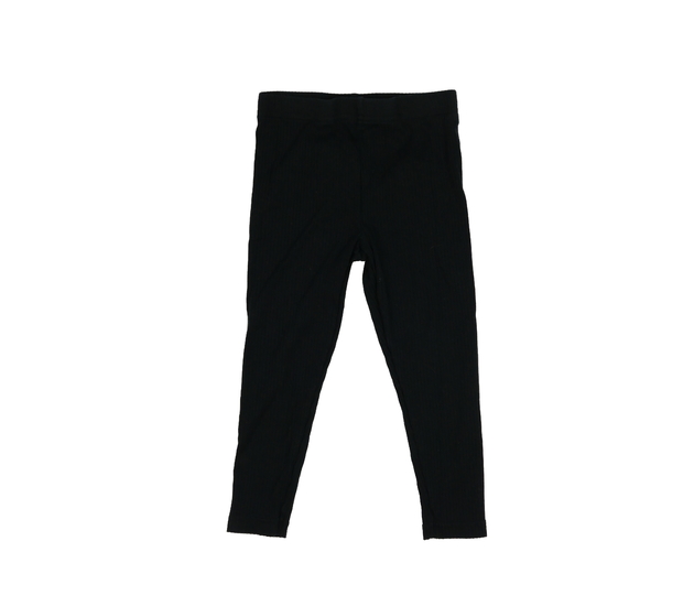 Černé žebrované legíny Primark 