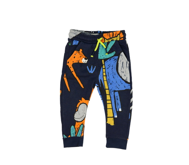 Modré tepláky se zvířátky F&F