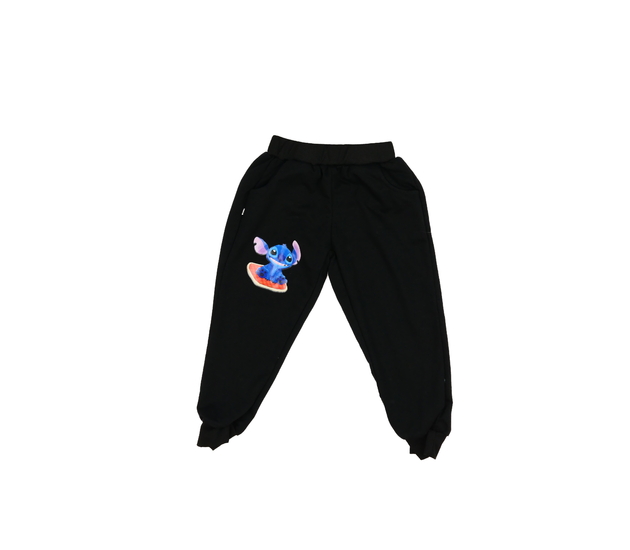 Černé tepláky Stitch