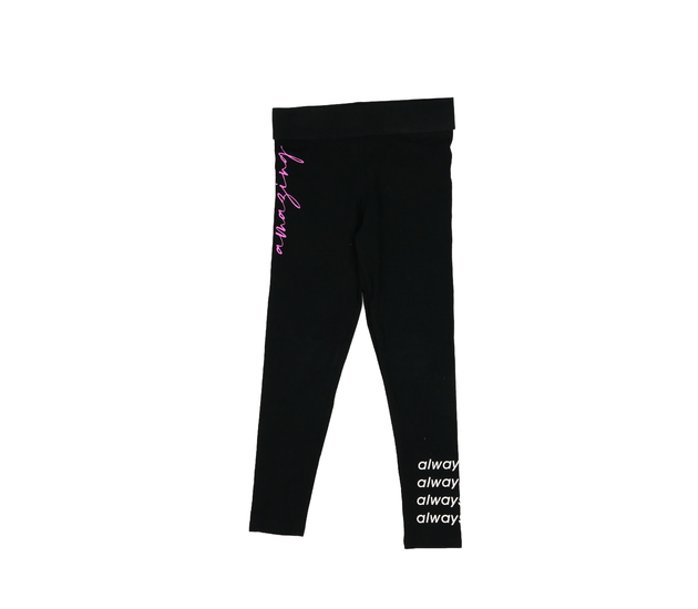 Černé legíny s nápisy George