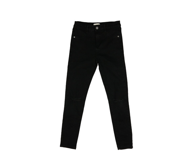 Černé trhané rifle 