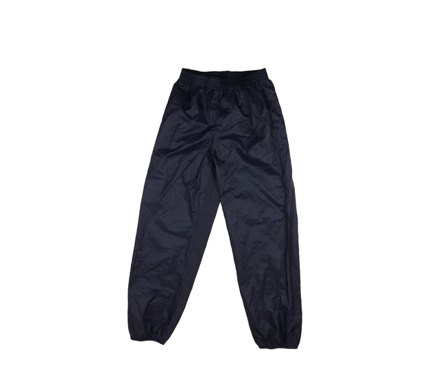 Tmavě modré kalhoty do deště Decathlon 