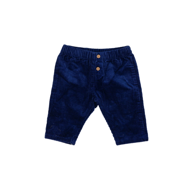 Modré manšestrové kalhoty M&S